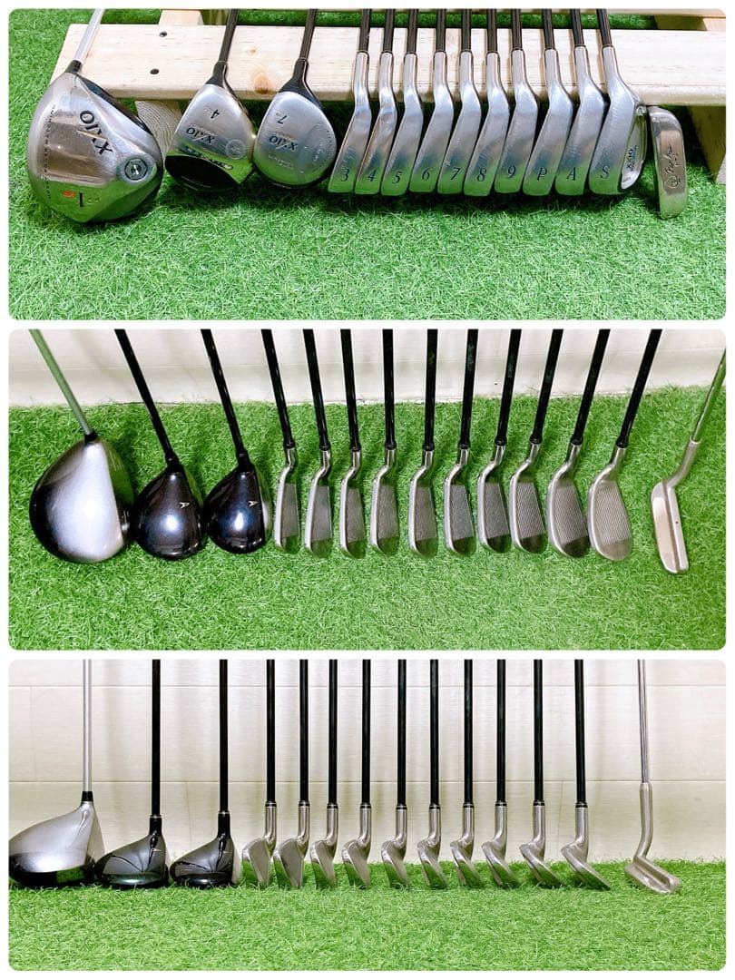 M10.ゼクシオ　初心者オススメ　ゴルフクラブ　メンズセット　右利き　14本