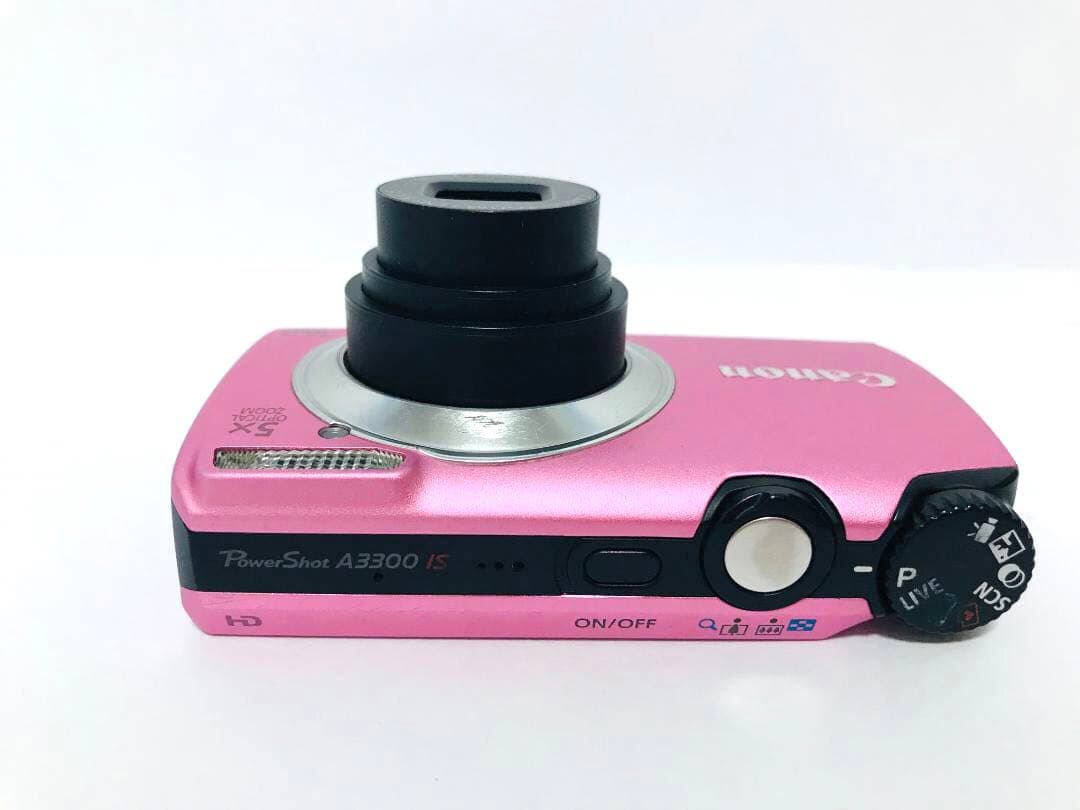 【美品・訳あり品】Canon PowerShot A3300 ピンク