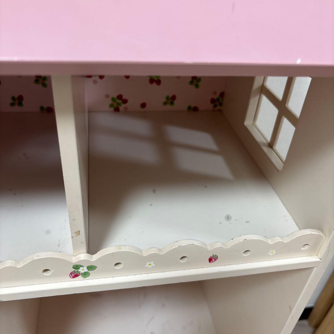 希少　マザーガーデン　本棚　シェルフ　棚　木製ラック　おもちゃ収納　リカちゃん家