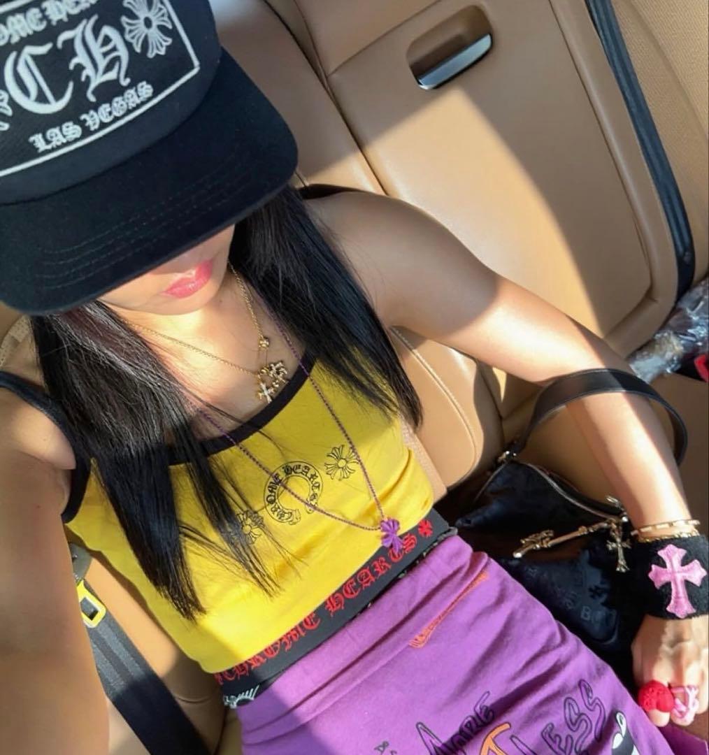 クロムハーツ　メッシュ　キャップ　【最安値】【インボイスコピー】【未使用に近い】