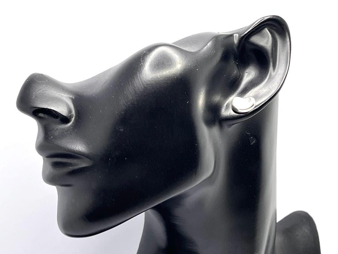 c865 ティファニー　ビーン　ピアス　シルバー　925 片側　ビーンズ