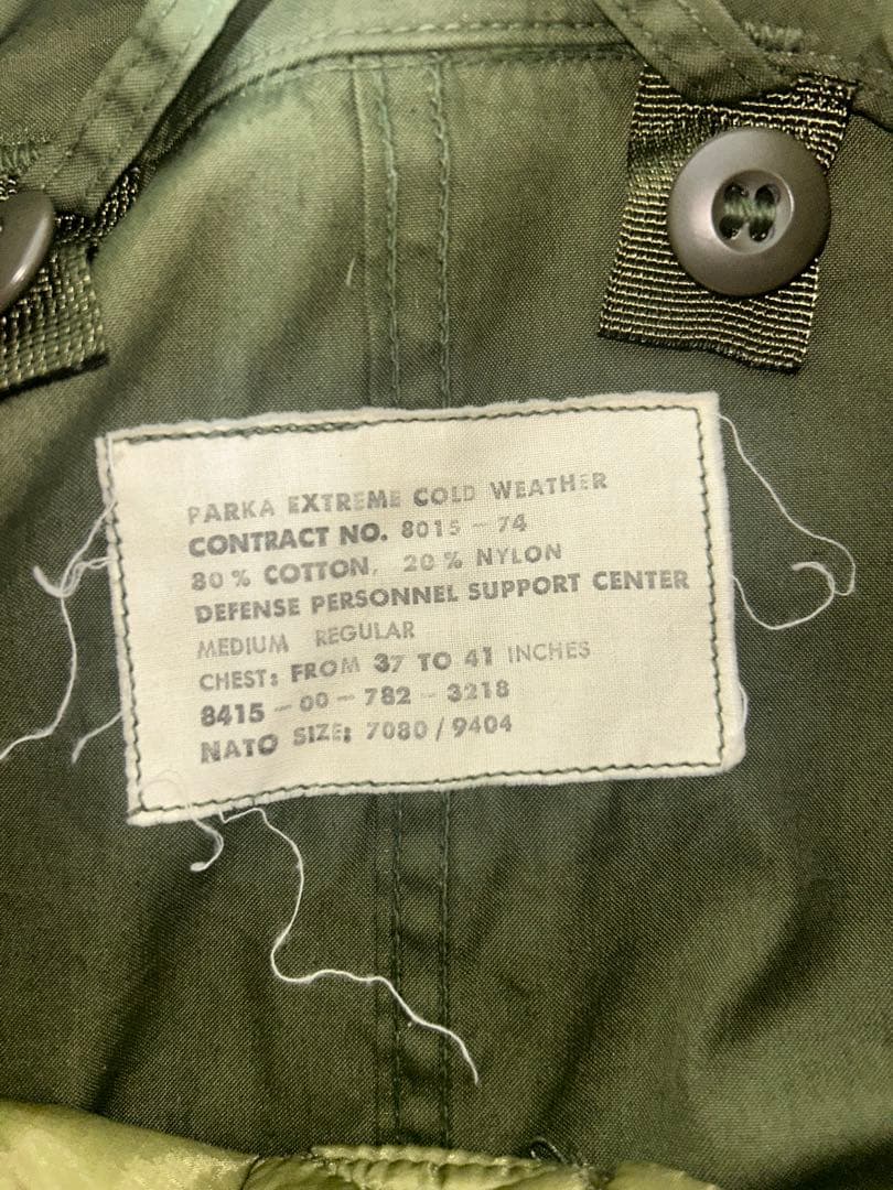 m65 u.s.army mods coat dead stock フルセット