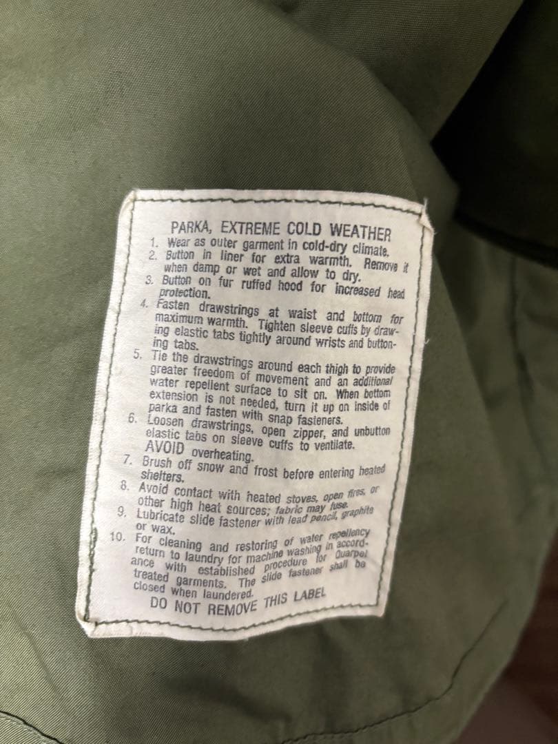 m65 u.s.army mods coat dead stock フルセット