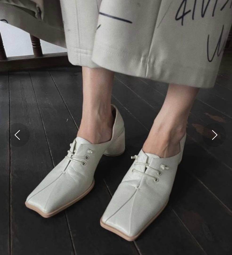 靴 ameri vintage 2WAY SQUARE LOAFERS