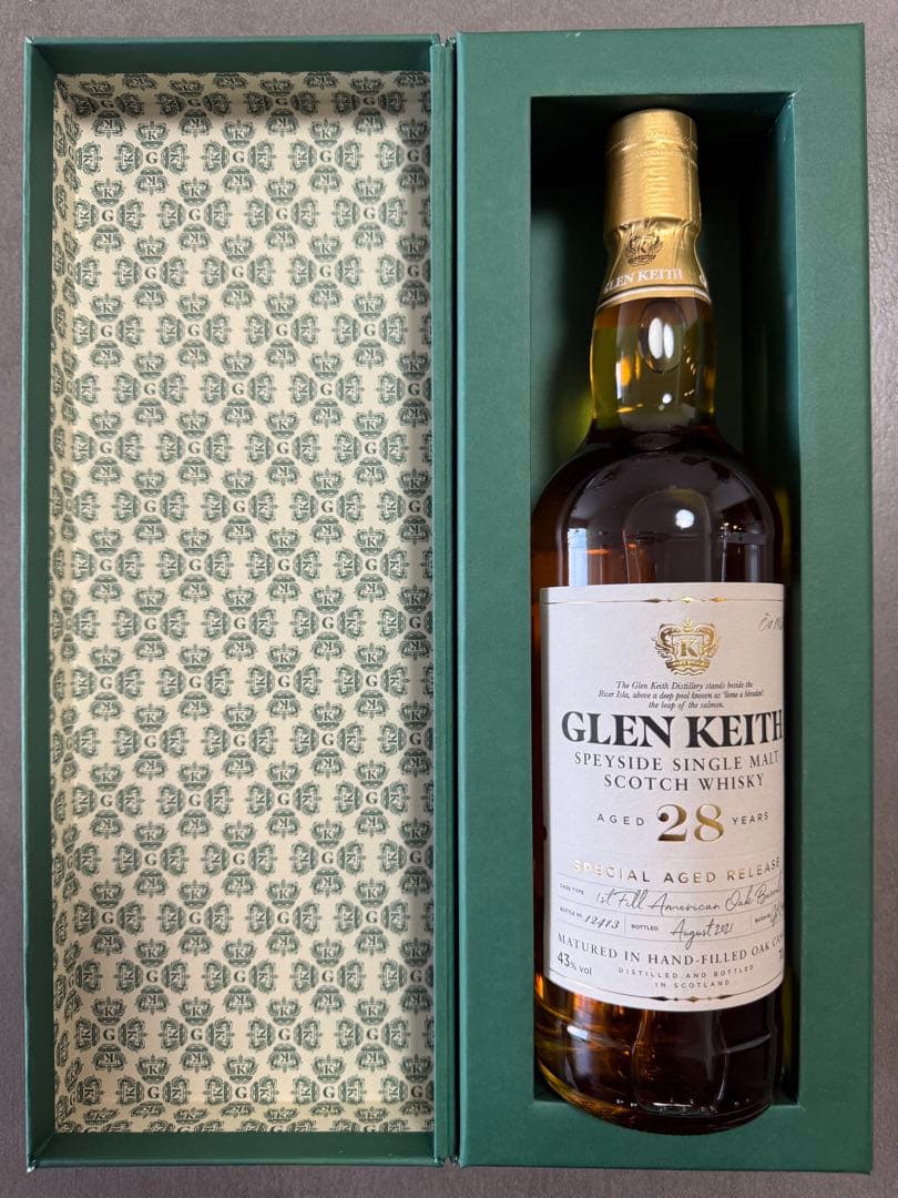 ま*さ様 新品未開封 グレンキース 28年 シングルモルトウイスキー 700m