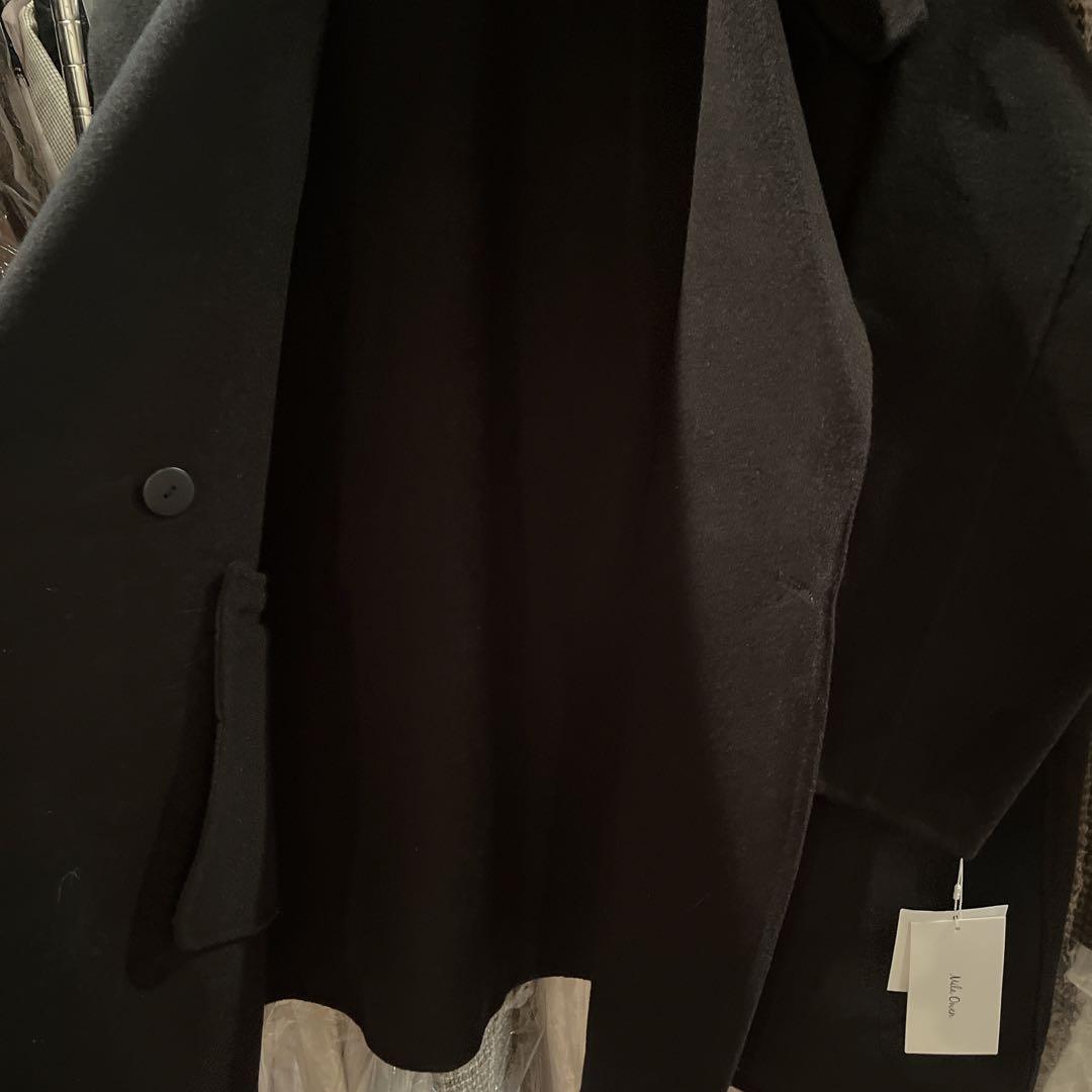 新品未使用 Mila Owen 衿ストラップハーフ丈リバーPコート