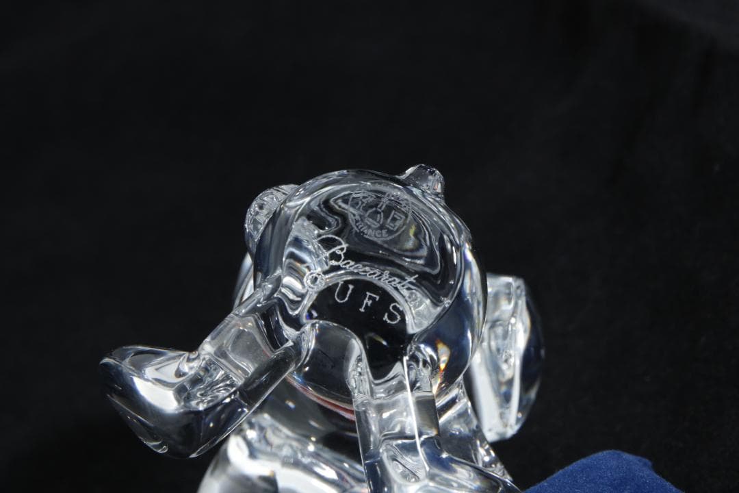 Eb2280 Baccarat バカラ スヌーピー クリスタル 置物 インテリア