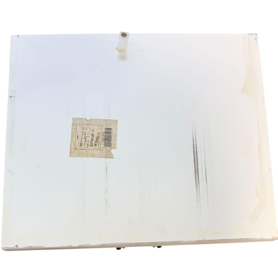 【廃盤】AZUMAYA 東谷 テーブル COL-013 ガラス天板 引き出し付き