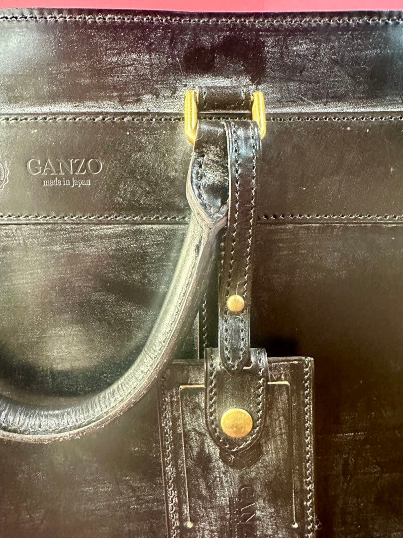 GANZO ブリーフケース 東京青山本店にて購入 長期保管品