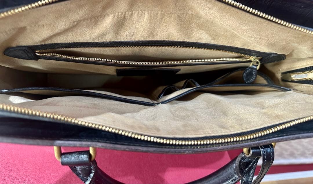 GANZO ブリーフケース 東京青山本店にて購入 長期保管品