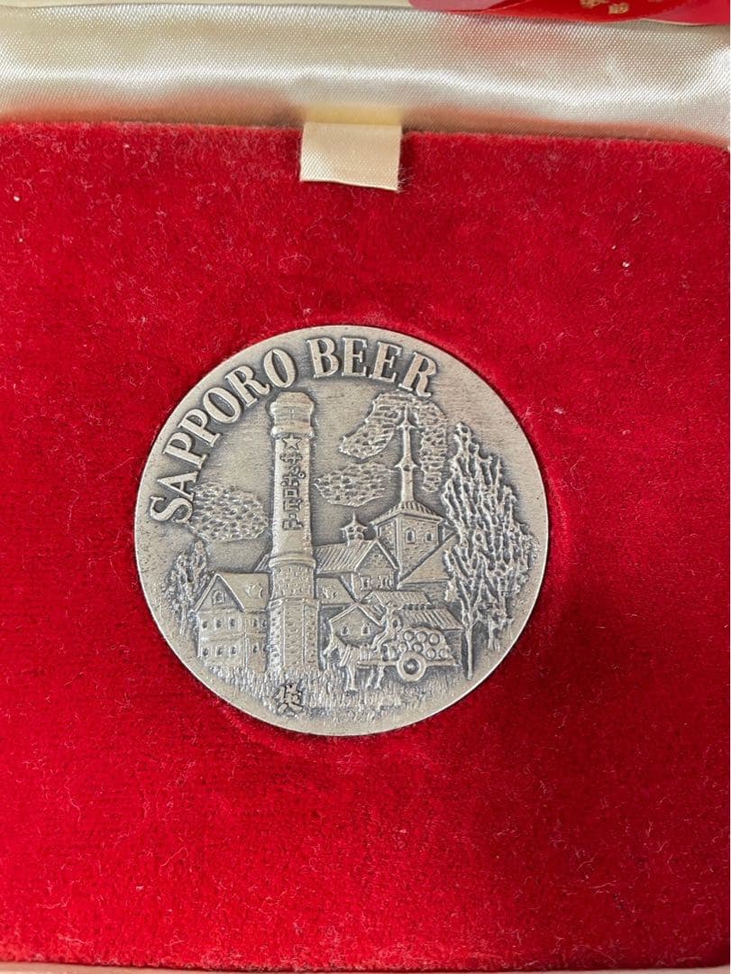 【激レア】1976年 サッポロビール販売協力店 記念メダル 純銀 徳力