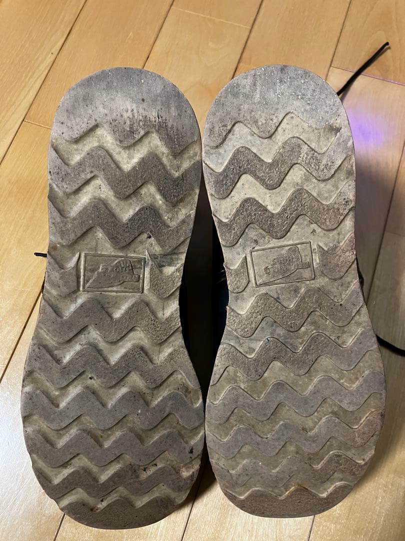 【希少】RED WING(レッドウィング)8165 四角犬タグ プレーントゥ　黒