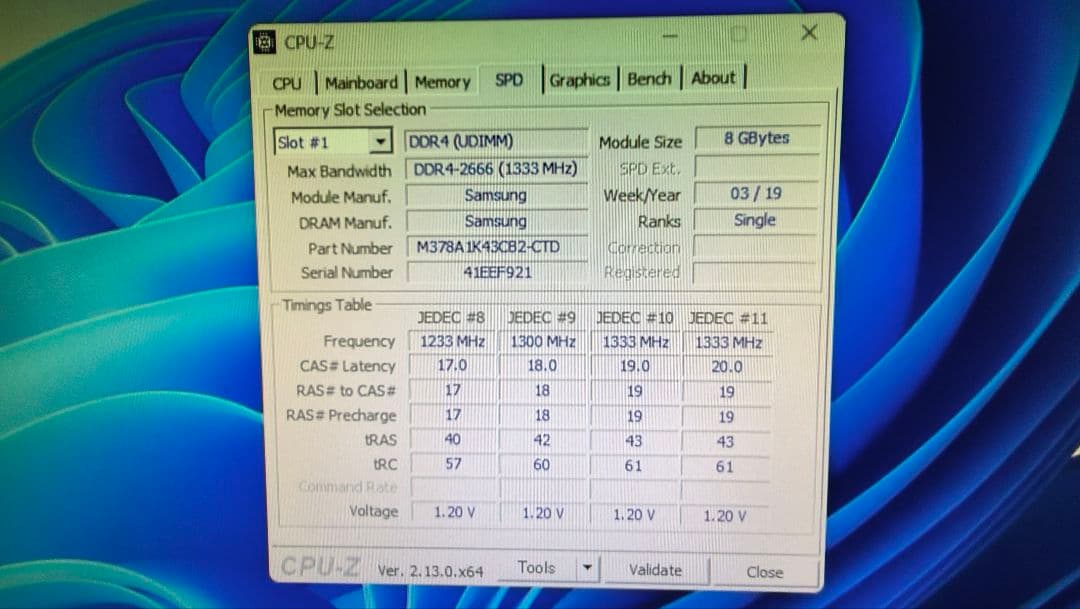 DDR4 8GBx4枚 32GB pc4-2666V 動作確認済み ⑧
