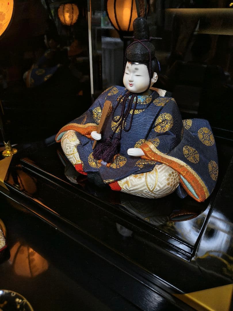 【引き取り限定】雛人形　七段飾り　木目込み　レトロ