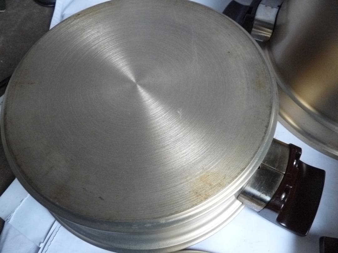 しばのキッチンゴールド鍋セット 径26、高さ18/13/8.5ｃｍ