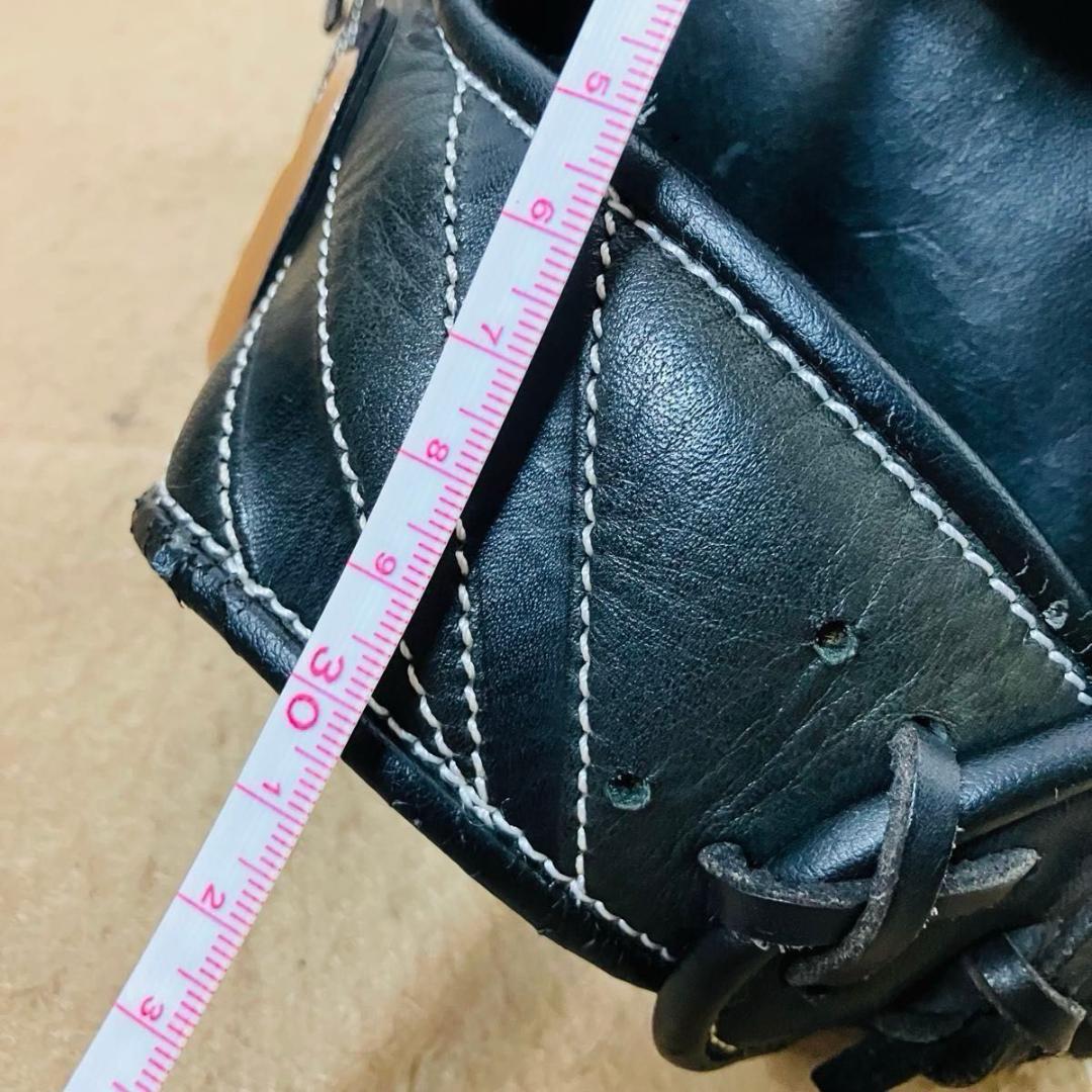【希少】asics グローブ ピッチャー用 3121A341 左投げ ブラック