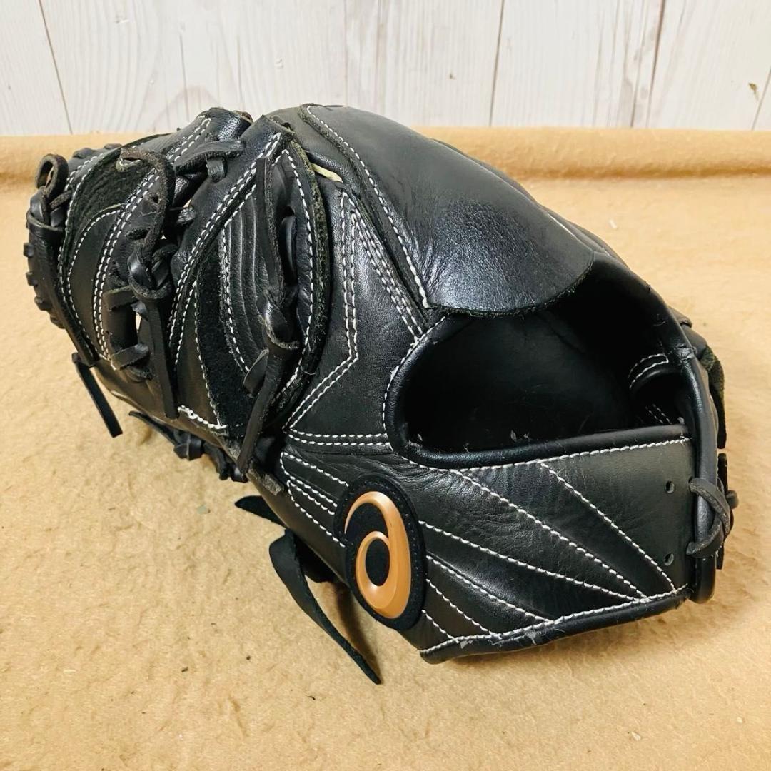 【希少】asics グローブ ピッチャー用 3121A341 左投げ ブラック