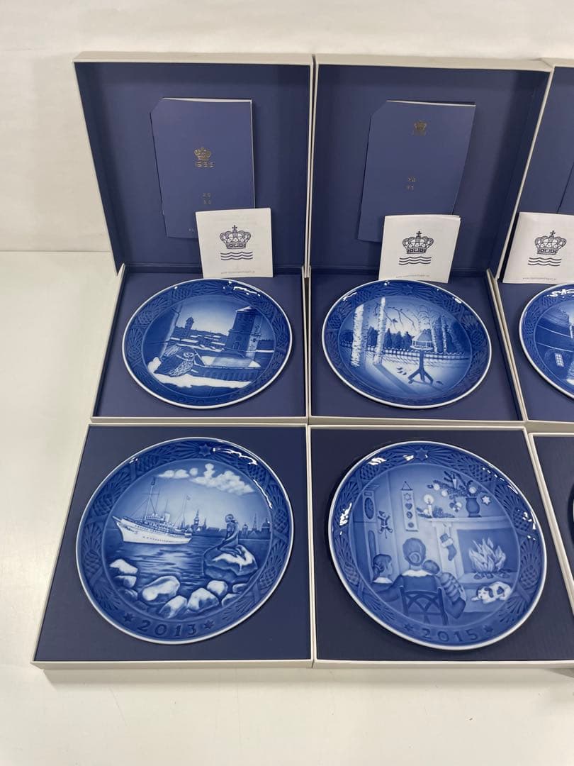   2013〜2022年プレート 6枚セット