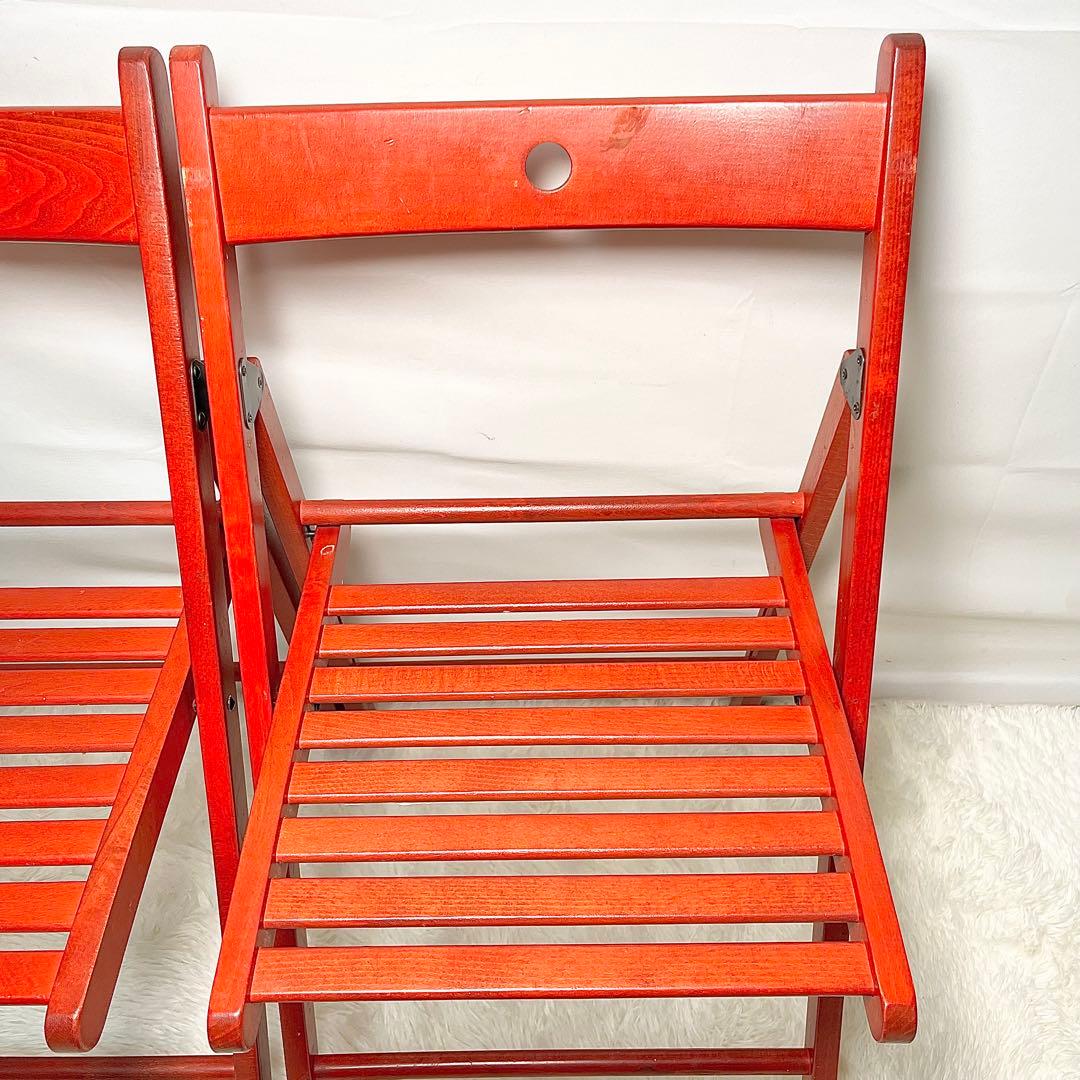 IKEA イケア TERJE テリエ 折りたたみチェア 4脚セット