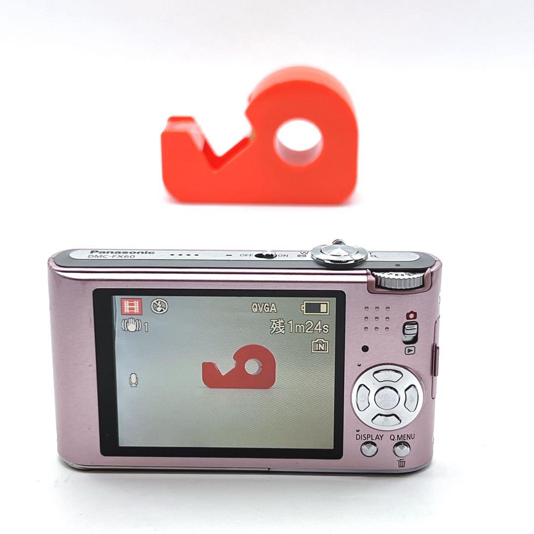 【美品】 Panasonic LUMIX DMC-FX60 ケース付き ピンク