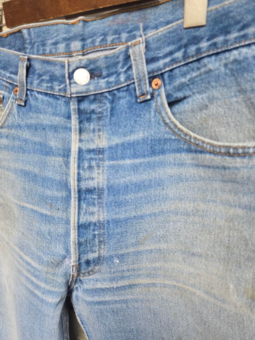 【極上ヒゲ】USA製 Levi's 501 W36 濃淡エイジング