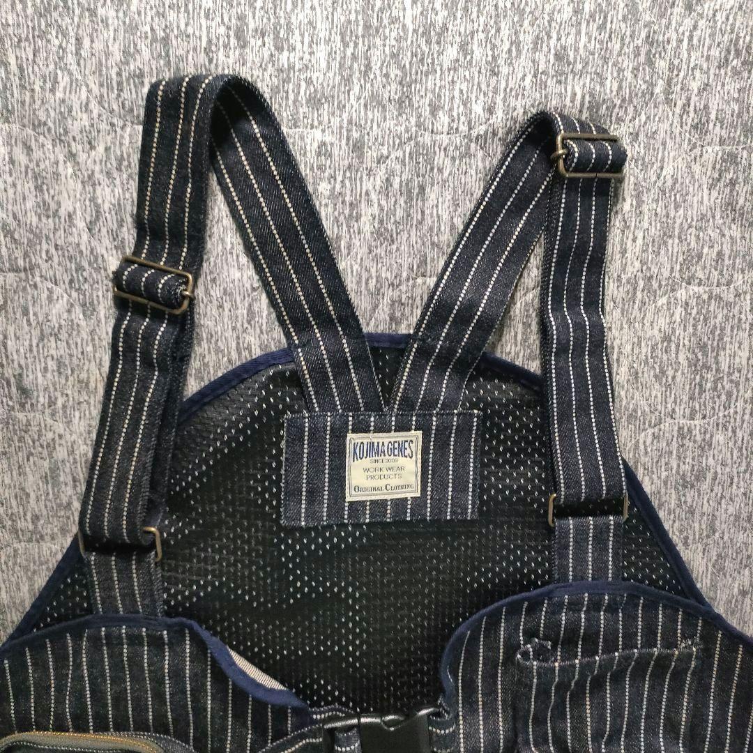 KOJIMA GENES 児島ジーンズ ウォバッシュ ウェアラブルバッグベスト