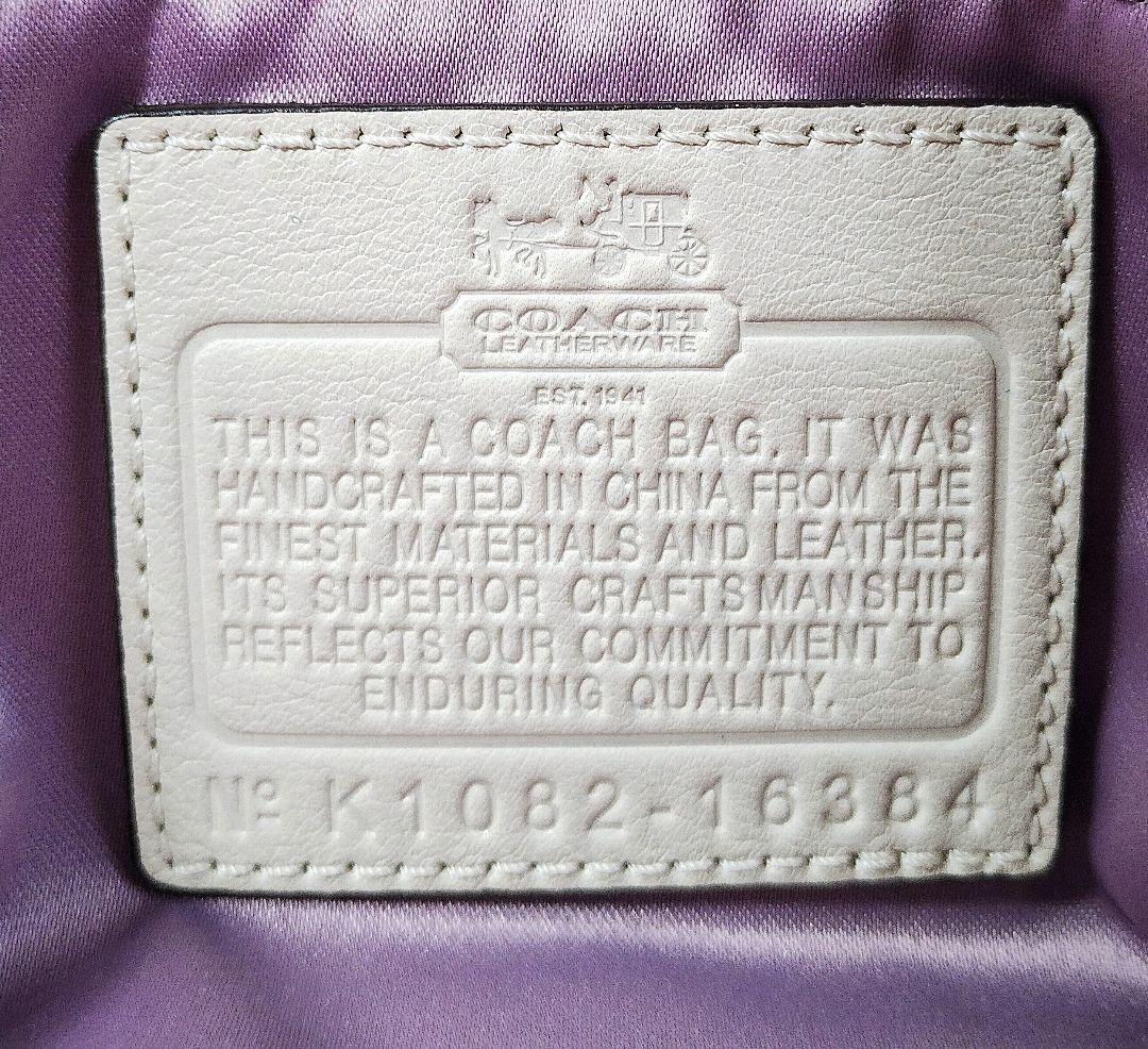 COACH コーチ 2way ショルダーバッグ　花モチーフ