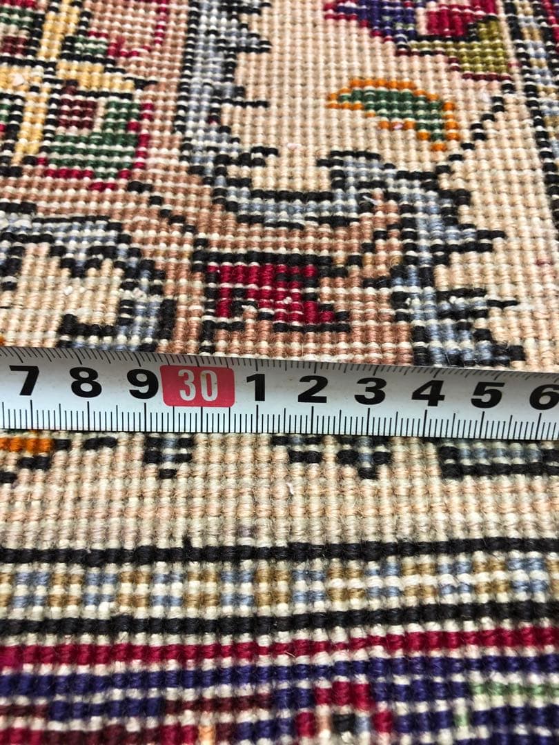 ペルシャ絨毯 ヴィンテージラグ 145×95cm 手織り オールドpersia