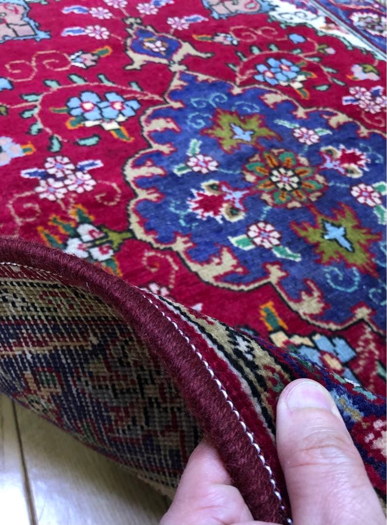 ペルシャ絨毯 ヴィンテージラグ 145×95cm 手織り オールドpersia