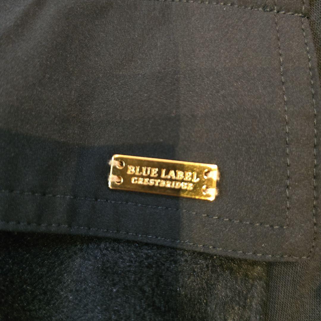 ブルーレーベルクレストブリッジ　ジャージープルオーバー　黒　38