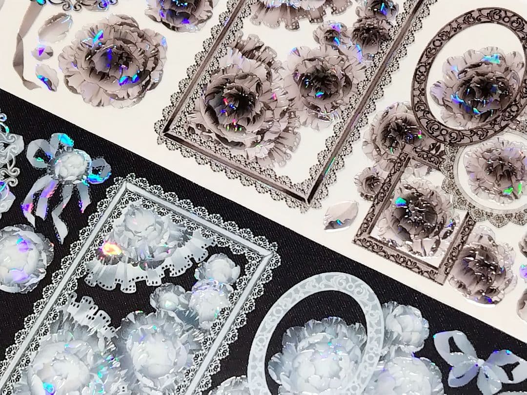 切売 521★ 海外 マスキングテープ マステ PET 装飾 花 贝壳光