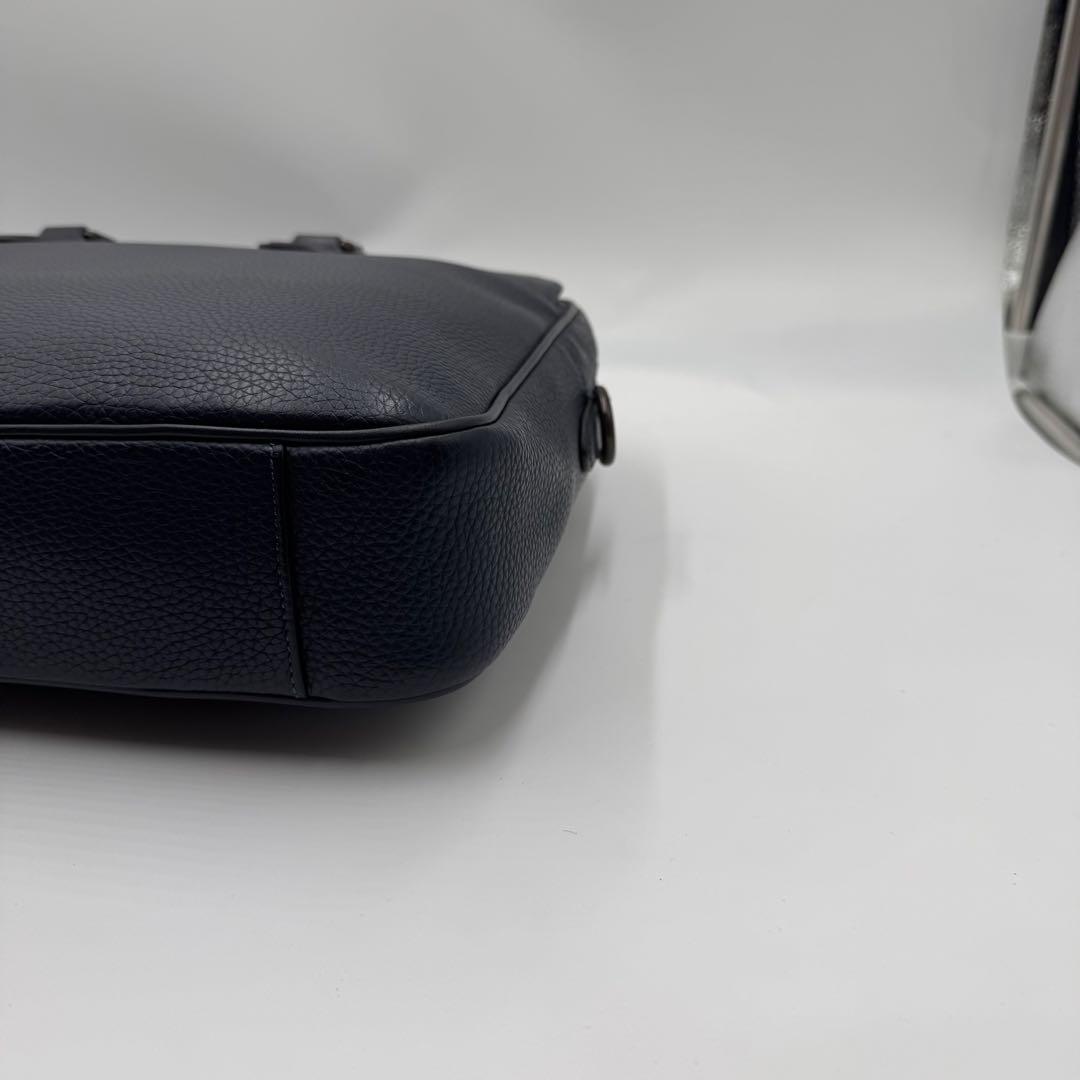 極美品✨ コーチ ゴッサム ブリーフケース 2way ビジネス A4レザー 紺色