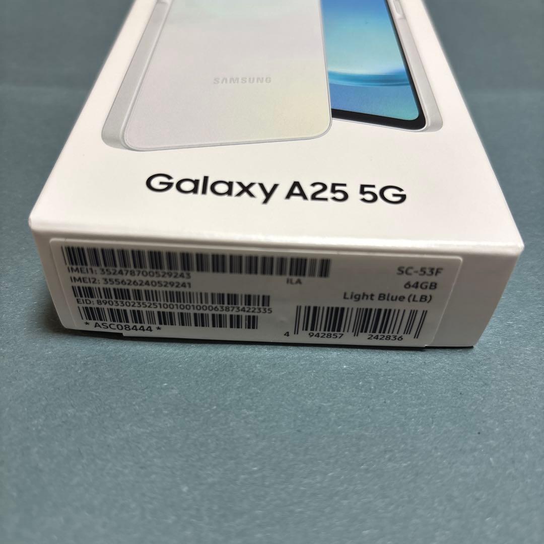 【新品・未使用】Samsung Galaxy A25 5G 本体 ライトブルー