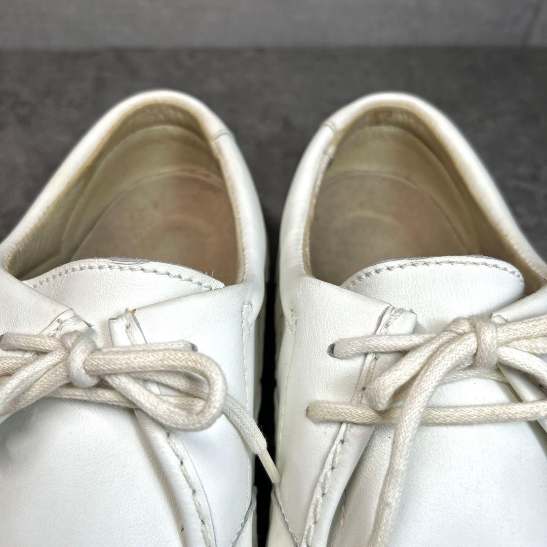 極美品【BIRKENSTOCK】パサデナ/チロリアンシューズ/レザー 革靴　白◎