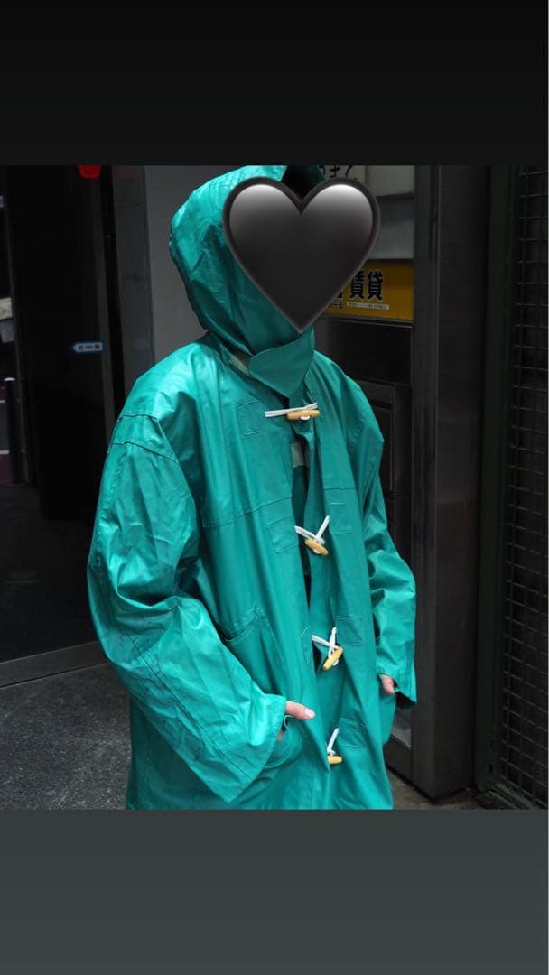 柿*児様 90s \"ORVIS\" enamel rain duffle coat