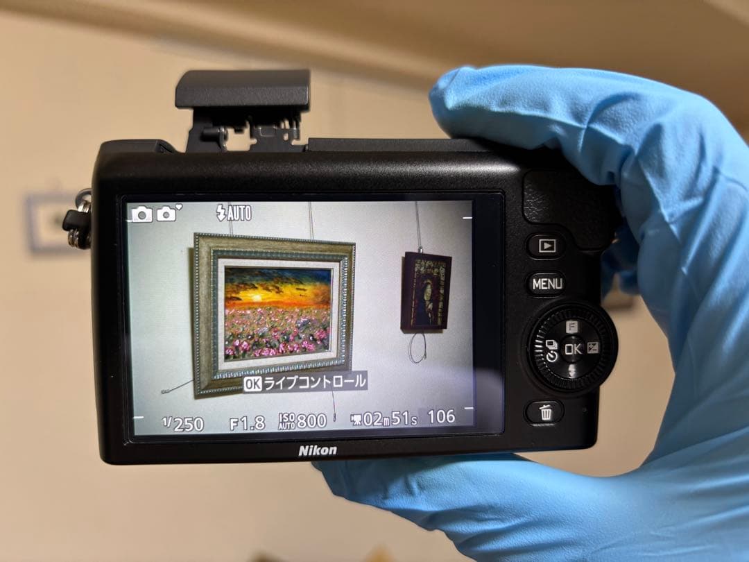 Nikon 1 NIKKOR 18.5mm f/1.8 シルバー 使用感あり