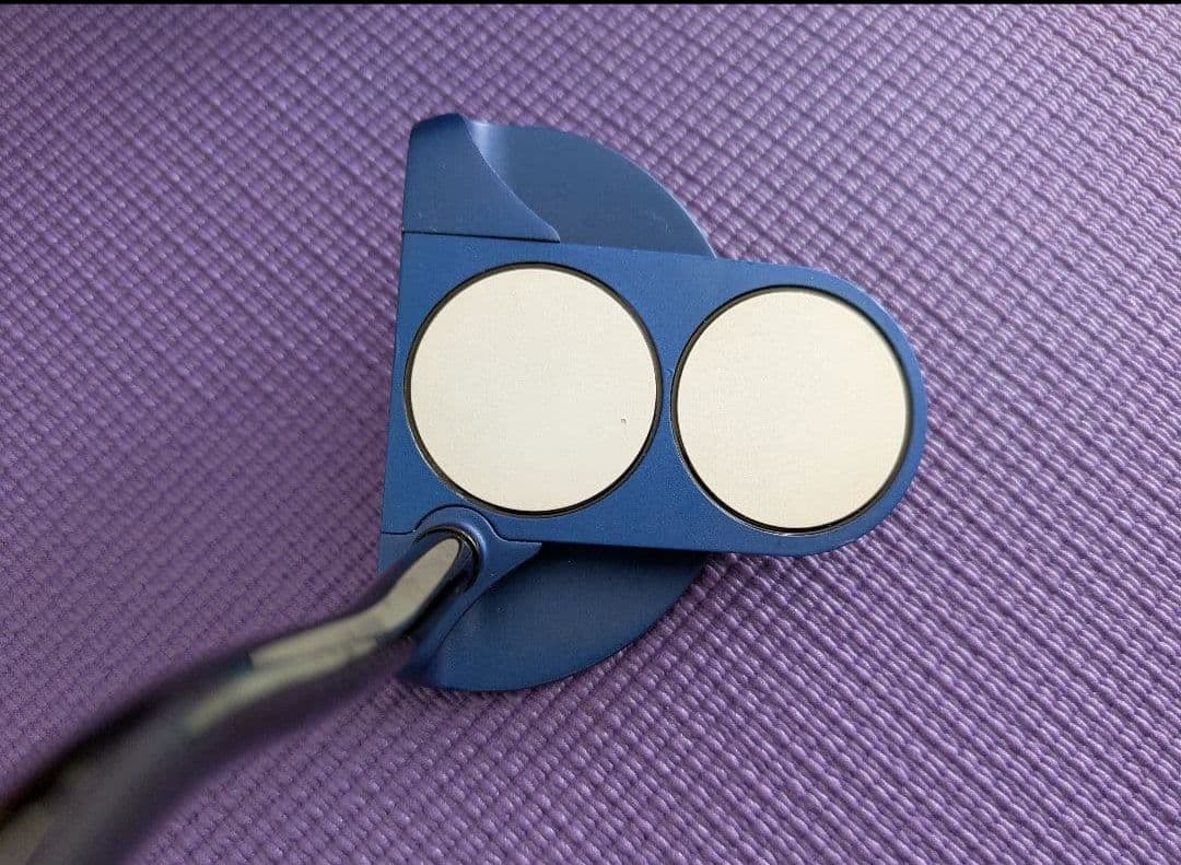 （美品）オデッセイパター O-WORKS BLUE パター 2-BALL