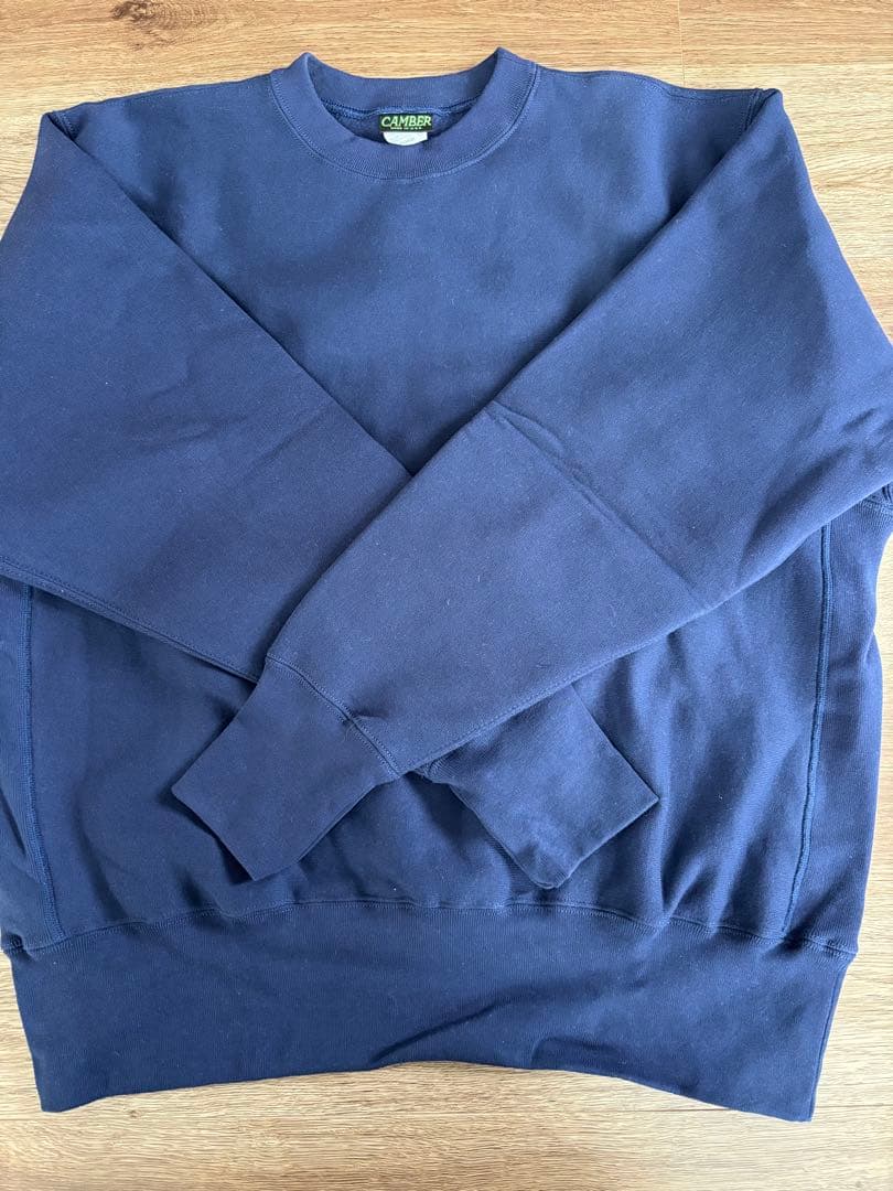 CAMBER クロスニットスウェットシャツ　12oz ネイビー　新品未使用