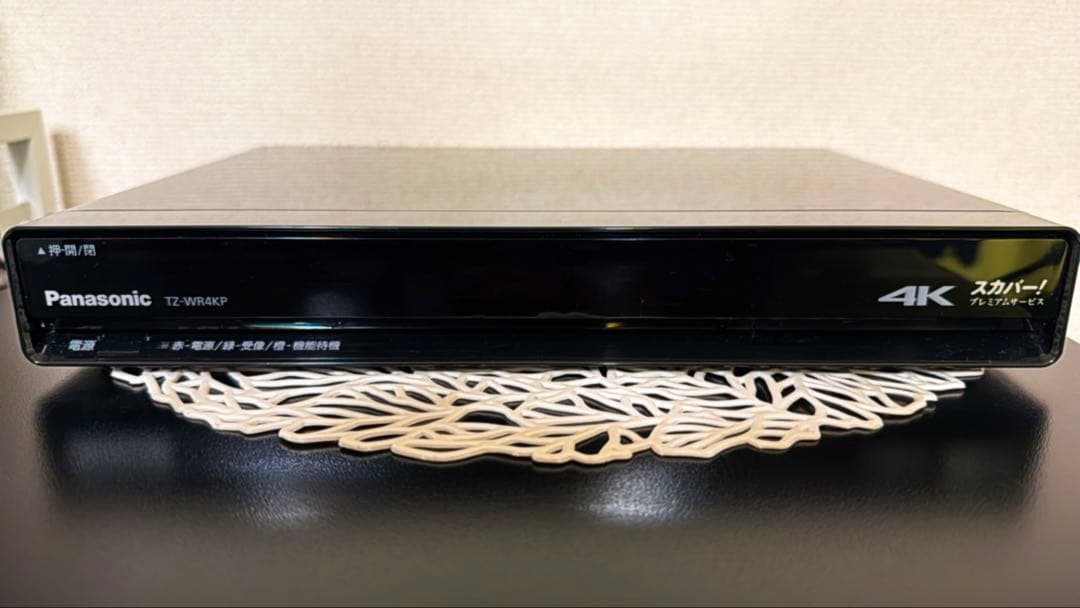 Panasonic スカパー 4Kプレミアムチューナー TZ-WR4KP