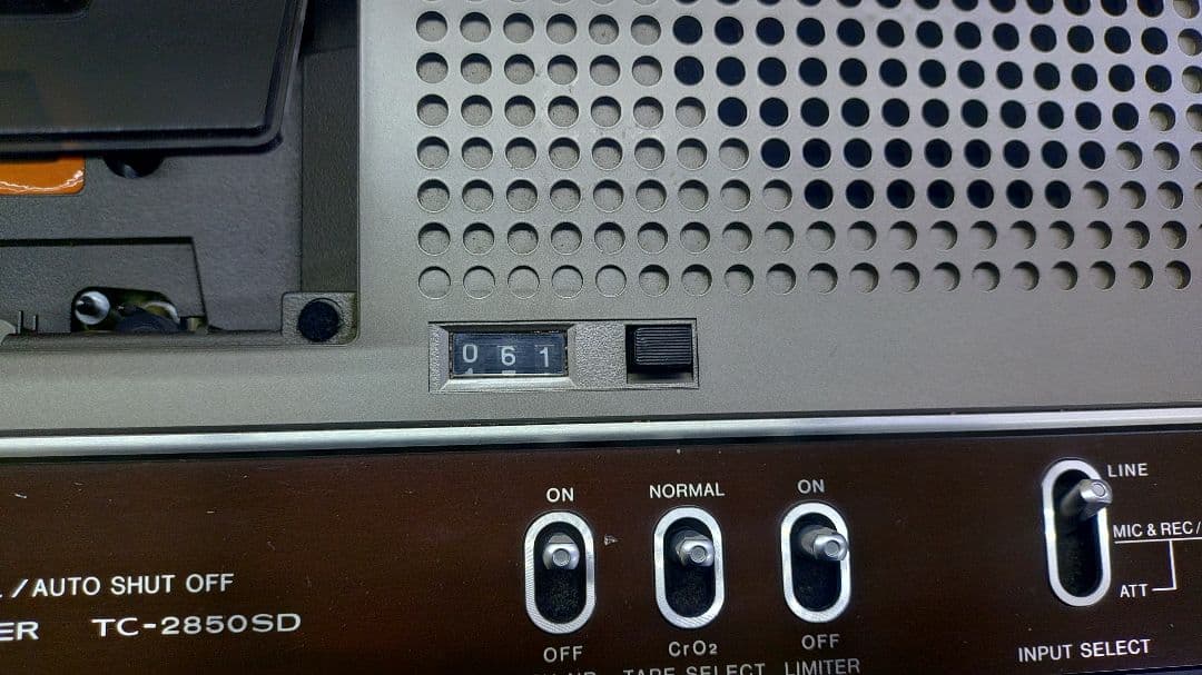 【SONY】TC-2850SD　カセットデンスケ　美品　 OD3