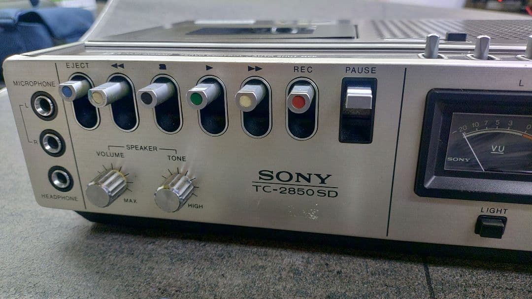 【SONY】TC-2850SD　カセットデンスケ　美品　 OD3