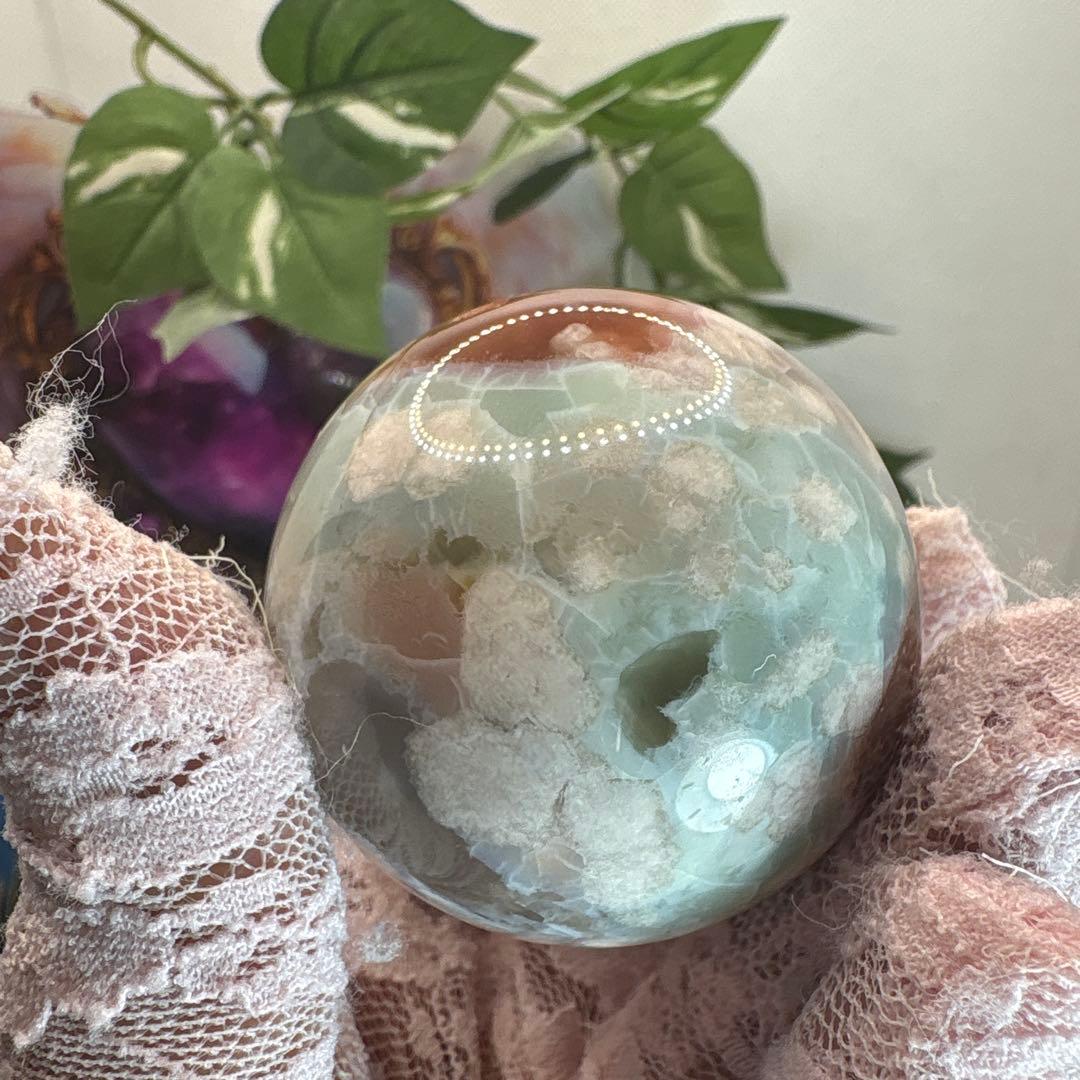 kei☆様ベビーピンクセレナイトハート♡♡No.1914