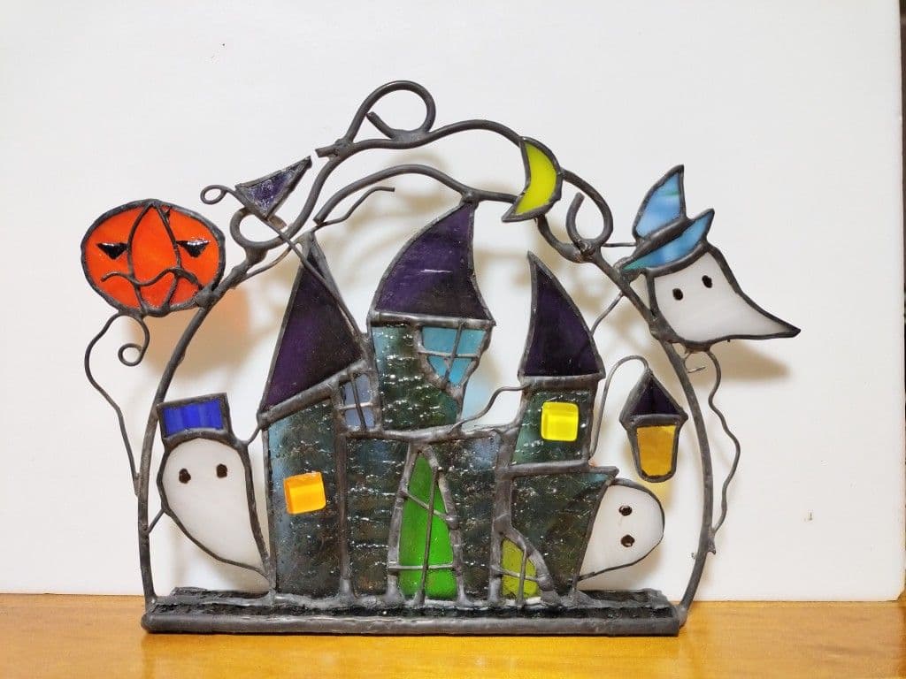 ステンドグラスパネル◆ハンドメイト品