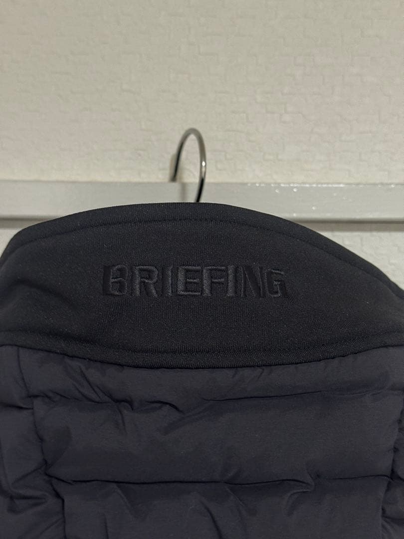 BRIEFING MEN’S HYBRID DOWN PARKA BLACK