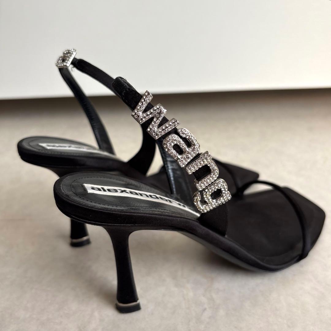 ミ*ン様 【美品】Alexander Wang ブラック サンダル 38