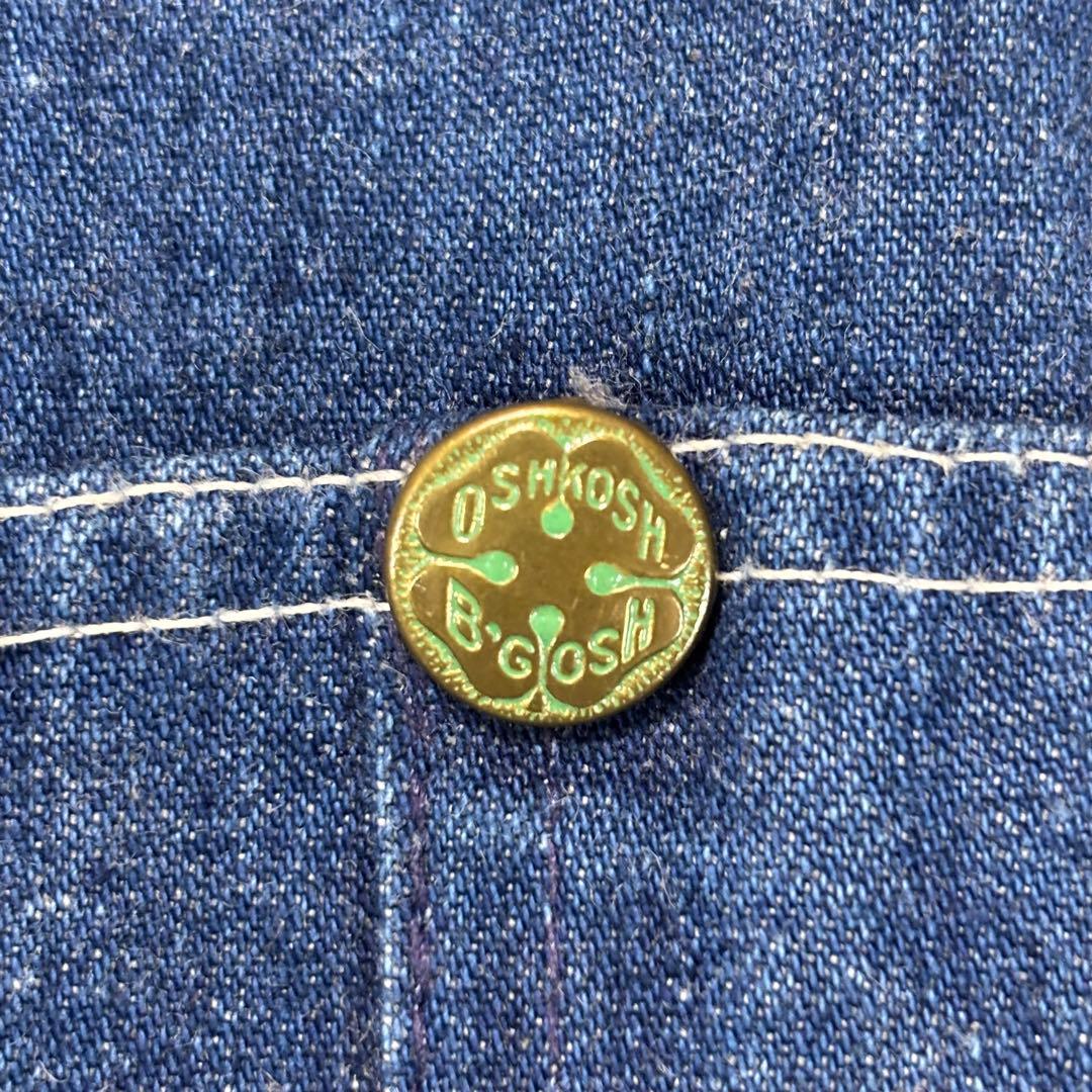 70s オシュコシュ オーバーオール デニム パンツ ペインター ワーク 作業着