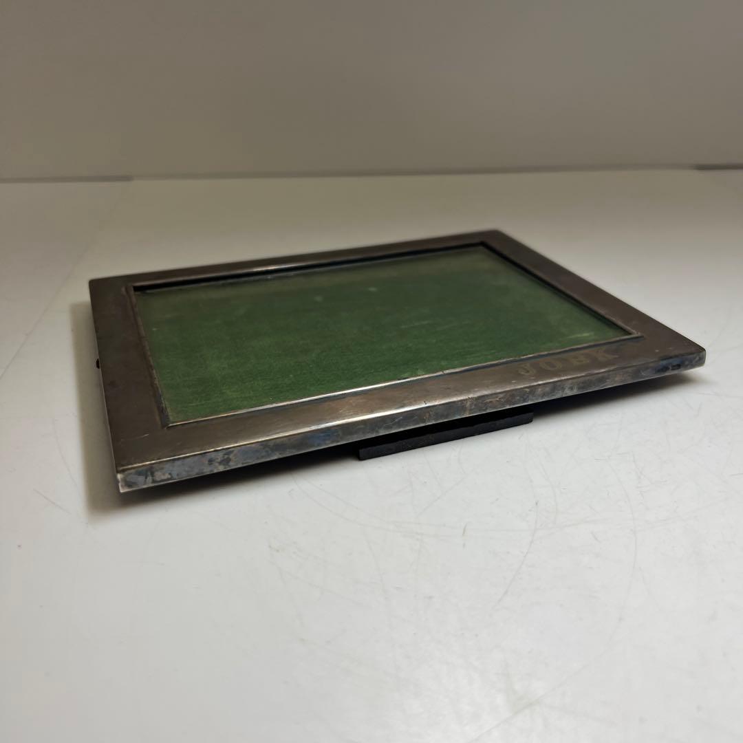純銀刻印フォトフレーム全体262g 横幅17.5㎝ 東Y8-0116☆2Fタカサ