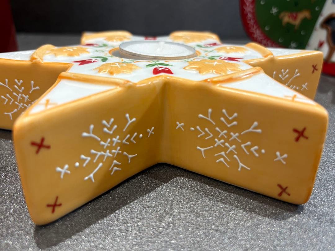 【レア・箱入】ビレロイ＆ボッホ　陶器　クリスマスツリー　キャンドルホルダー