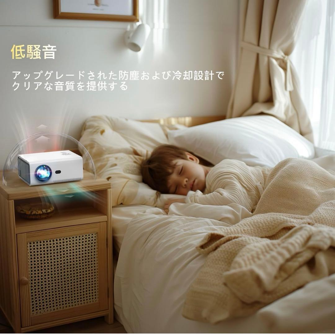 プロジェクター 15000LM高輝度革新版電動フォーカス＆電動台形補正