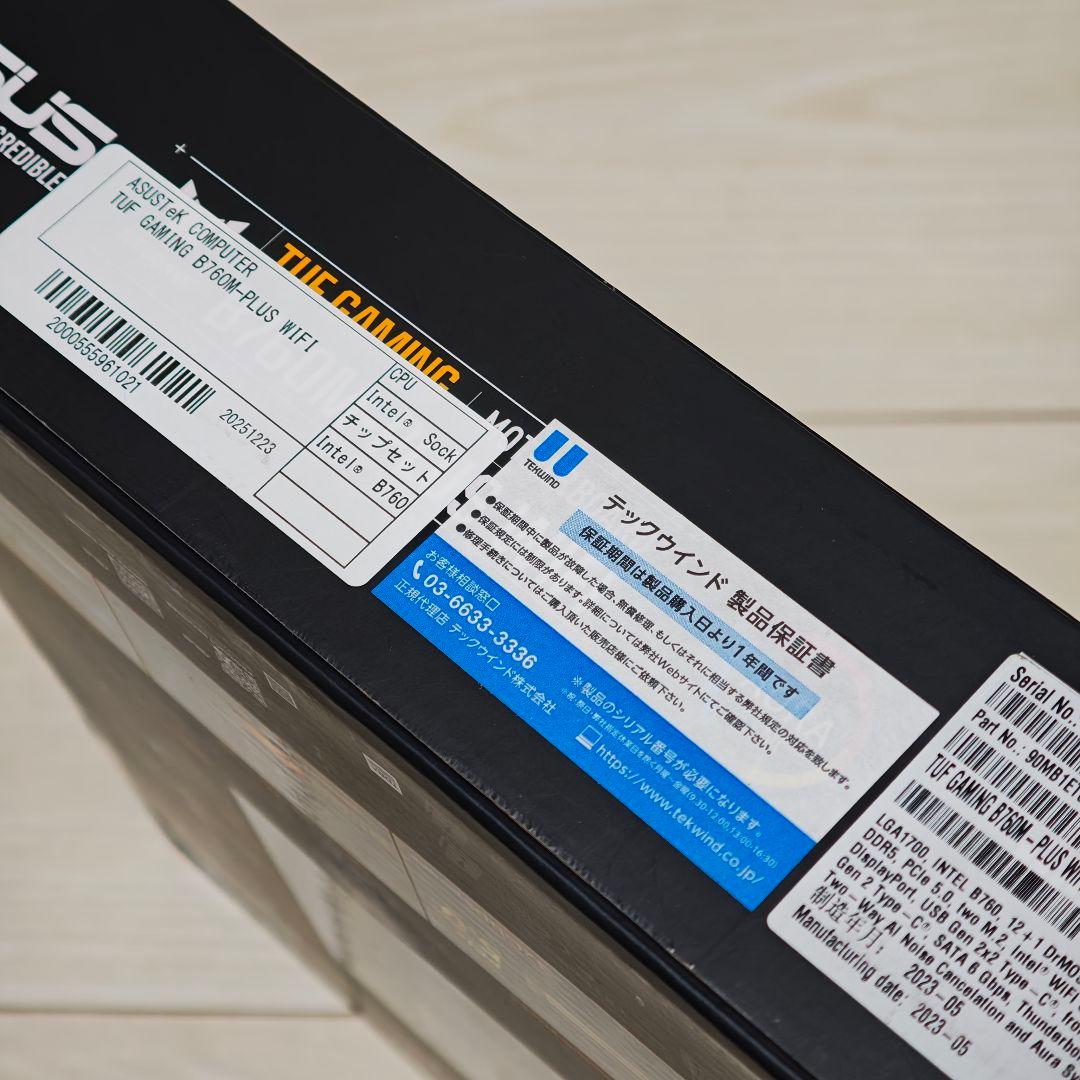 マザーボード ASUS TUF GAMING B760M-PLUS WIFI